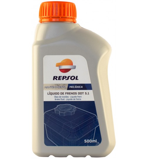 REPSOL LIQUIDO FRENOS DOT-5.1, 500мл